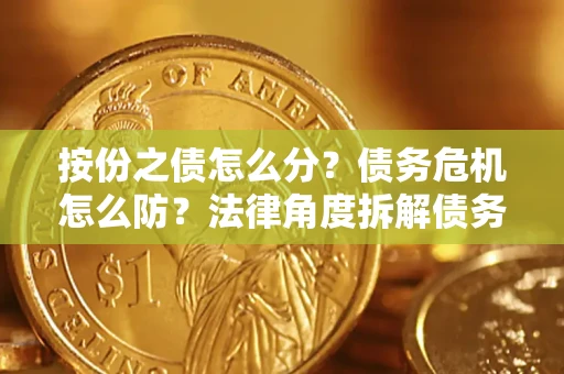 北京按份之债怎么分？债务危机怎么防？法律角度拆解债务分配与风险自保指南