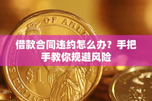 北京借款合同违约怎么办？手把手教你规避风险