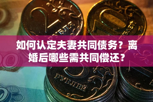 北京如何认定夫妻共同债务？离婚后哪些需共同偿还？