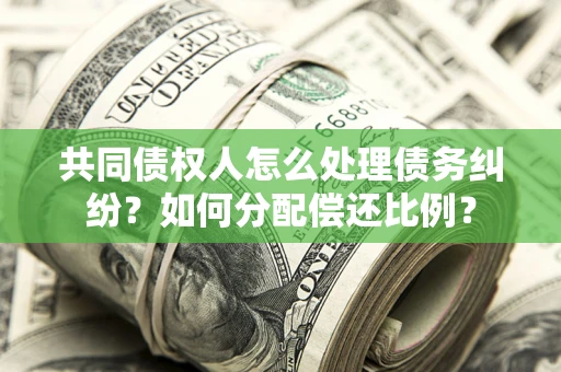 北京共同债权人怎么处理债务纠纷？如何分配偿还比例？