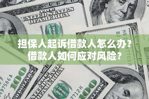北京担保人起诉借款人怎么办？借款人如何应对风险？