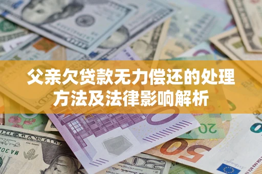北京父亲欠贷款无力偿还的处理方法及法律影响解析